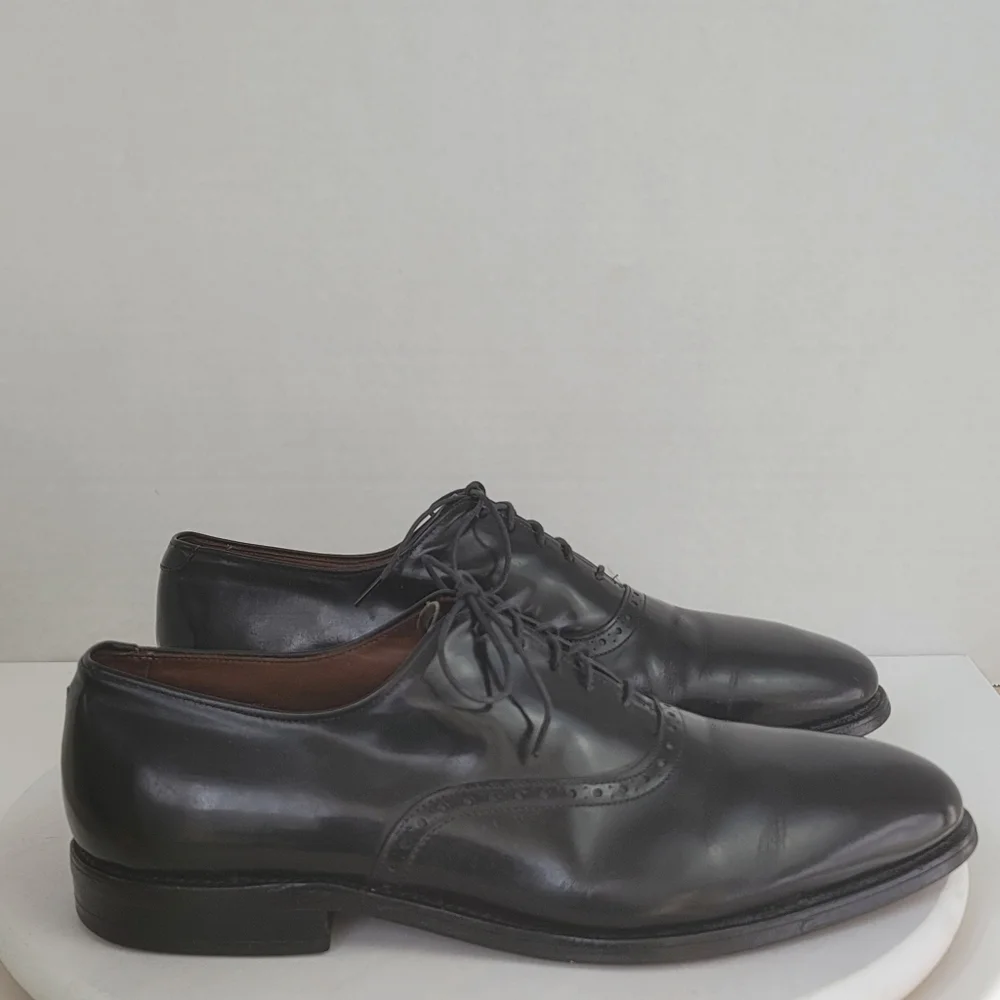 Allen Edmonds Danbury Black Leather Oxfords Men's Dress Shoes Size 9C
